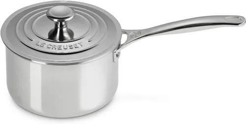 Vista 9 de Le Creuset Cacerola de acero inoxidable de tres capas de 2 cuartos de galón