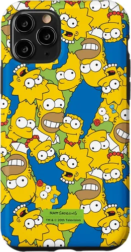 Vista 29 de The Simpsons Homer Marge Bart Lisa Maggie Print - Carcasa para iPhone 17