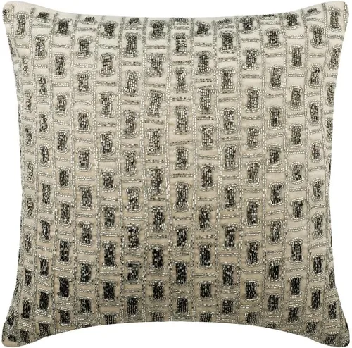 Vista 34 de The HomeCentric Funda de almohada color crema para sofá, funda de almohada moderna de 12 x 12 pulgadas, funda de almohada cuadrada de satén, funda