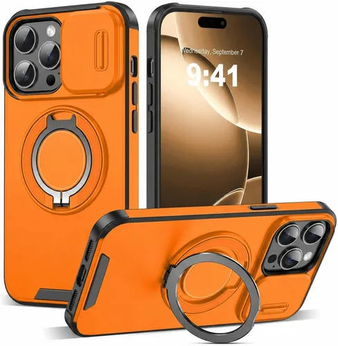 Vista 15 de Funda para iPhone 11 de la Serie Magnética de Doulings, resistente con anillo giratorio de 360 grados con soporte invisible, compatible con magsafe