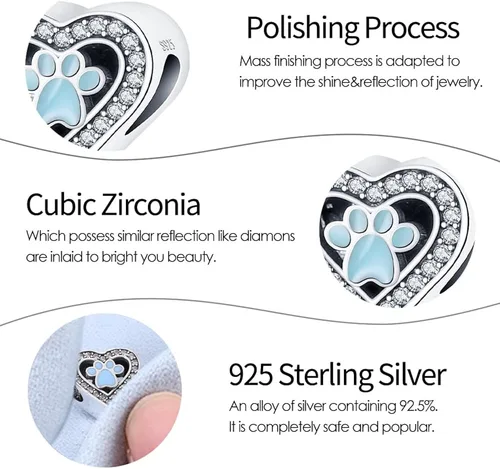 Vista 2 de TINSLO Christmas Theme Charm fits Pandora Bracelets, 925 Sterling Silver Pendant for Women Girls Christmas Gifts for Women Charm for Bracelet and