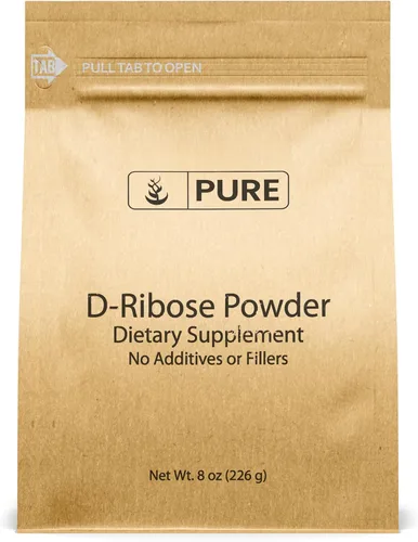 Vista 5 de Pure Original Ingredients D-Ribosa (1 libra) Suplemento nutricional, sin OMG, sin gluten, sin sabor