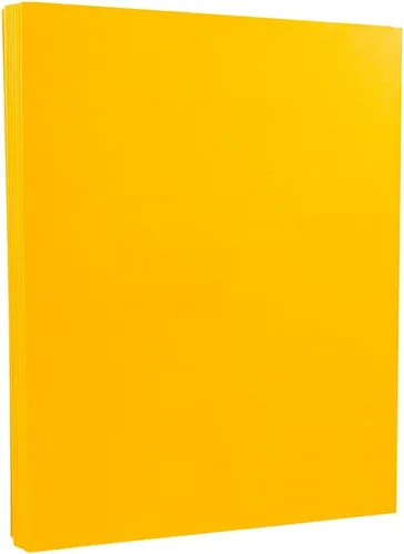 Vista 10 de JAM PAPER Vellum Bristol Cartulina de 65 lb - 8.5 x 11 Coverstock - 147 gsm - Azul - 50 Hojas/Paquete