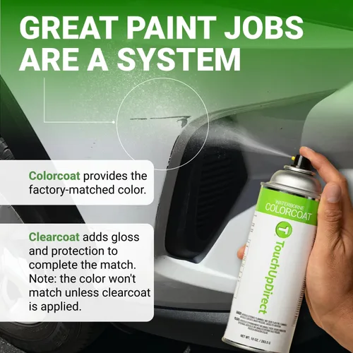 Vista 3 de TouchUpDirect 300 Alpine White III - Aerosol de pintura de retoque compatible con BMW Exact Match - Kit esencial
