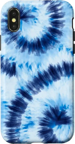 Vista 5 de Blue Tie Dye Swirl Case for iPhone 17