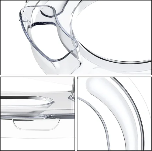 Vista 3 de Sutil recubierto de plata para tapa de protección contra salpicaduras tazón de mezcla máquina de cocina chef multifunción máquina de cocina