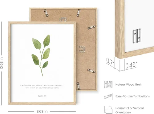 Vista 3 de HAUS AND HUES Decoración de pared con versículos de la Biblia, juego de 6 impresiones de las Escrituras cristianas, arte bíblico inspirador, arte