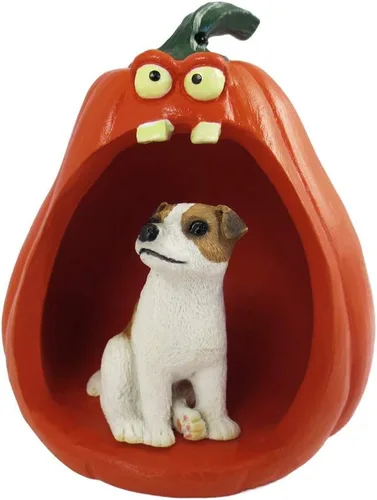 Vista 92 de Conversation Concepts Figura de Corgi galés de Halloween y calabaza Welsh Corgi Pembroke