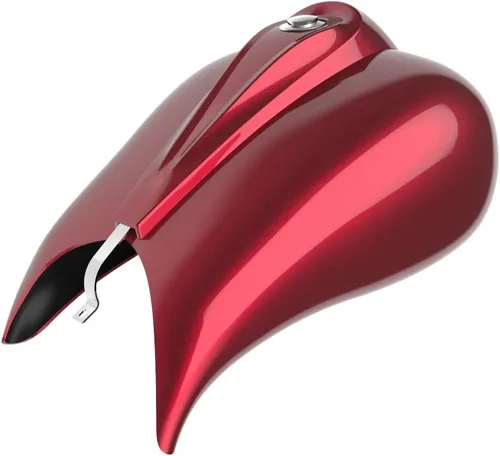 Vista 115 de Cubiertas de tanque estiradas con consola de tablero y tapa de tanque de combustible, cubiertas de combustible de galón para Harley Touring Whisky