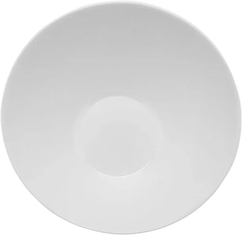 Vista 3 de G.E.T. B-792-W - Cuenco en ángulo para servir en cascada para ensaladas, arroz y postre, 24 onzas / 9.25 pulgadas, color blanco