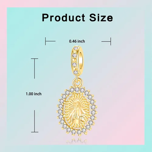 Vista 89 de LUXILLA Abalorio de plata de ley 925 para madre, hija, abuela, para familia, amor, madre, hija, abuela, para pulseras, collares, dijes, abalorios