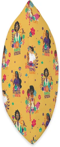 Vista 2 de Disney Encanto Spring Easter Mirabel Bruno Isabela Luisa - Almohada de 16 x 16 pulgadas, multicolor