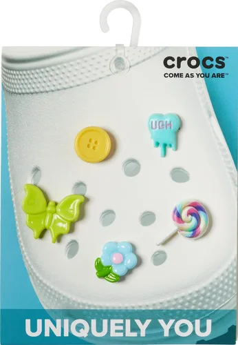 Vista 2 de Crocs Jibbitz Shoe Spirit - Paquete múltiple unisex para niñas, dijes para adolescentes