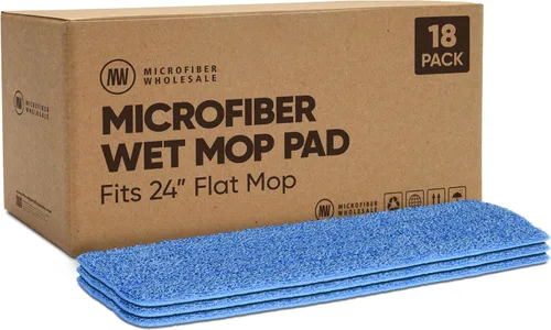 Vista 10 de Microfiber Wholesale Almohadilla de microfibra absorbente de 18 pulgadas, reutilizable, lavable a máquina, repuestos (paquete de 2)