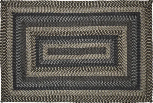 Vista 5 de Colección Trenzada Farmyard Premium Estilo primitivo, rústico, campestre Yute/algodón 30 días sin riesgo Alfombra de acento/alfombrilla