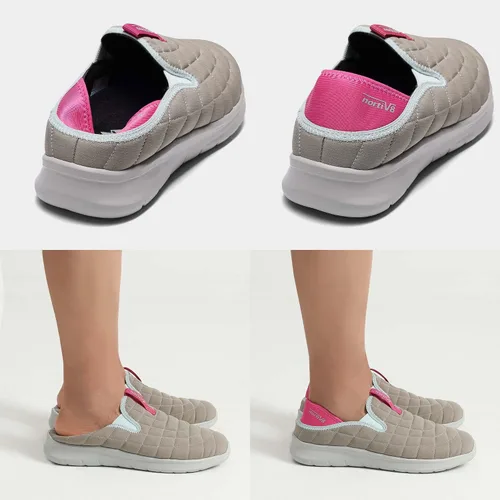 Vista 2 de NORTIV 8 Mocasines de senderismo para hombre y mujer, zapatos sin cordones para acampar, zapatos de senderismo para interiores y exteriores