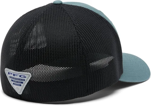 Vista 318 de Columbia Gorra de bola de malla Bandera antigua de malva/blanco/pescado