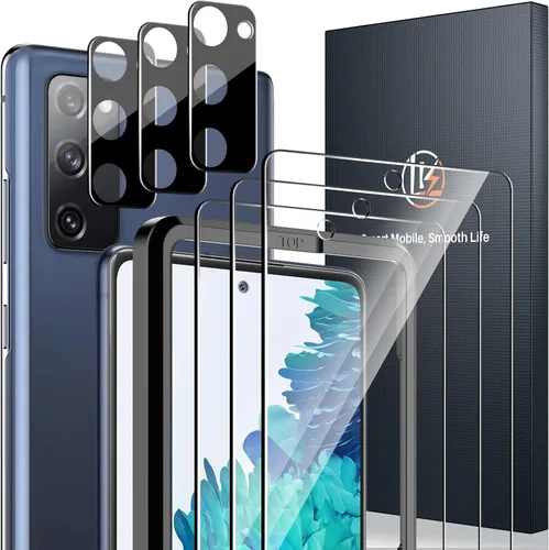 Vista 9 de LK 3 Pack for Samsung Galaxy Z Flip 8/ Flip 7 Screen Protector Not Glass Support Fingerprint Unlock Bubble Free, with Easy Installation Tool, 3D