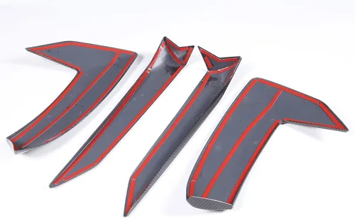 Vista 7 de Cubierta para manija de puerta de automóvil para Chevrolet Corvette C8 Stingray Z06 2020-2025, accesorios de decoración de puerta de ventilación