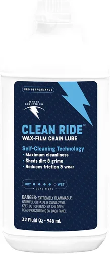 Vista 9 de White Lightning Clean Ride - Lubricante de cadena de cera autolimpiante, 4