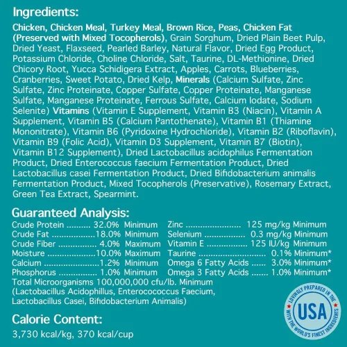 Vista 6 de Chicken Soup for the Soul Natural Premium Alimento seco para gatos adultos, primer ingrediente de carne real, sin subproductos, apoya la salud