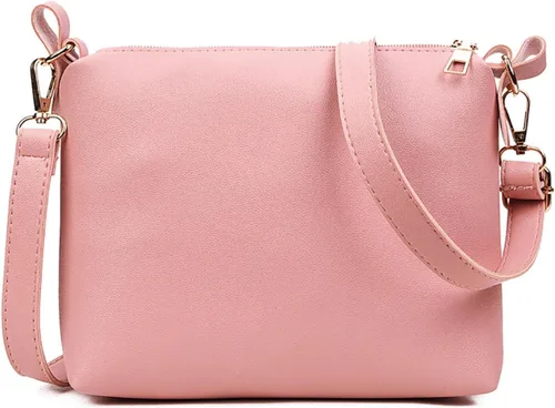 Vista 5 de Bolsas de hombro para mujer, juego de 3 piezas, bolsa cruzada, cartera, bolsa de hombro, asa superior
