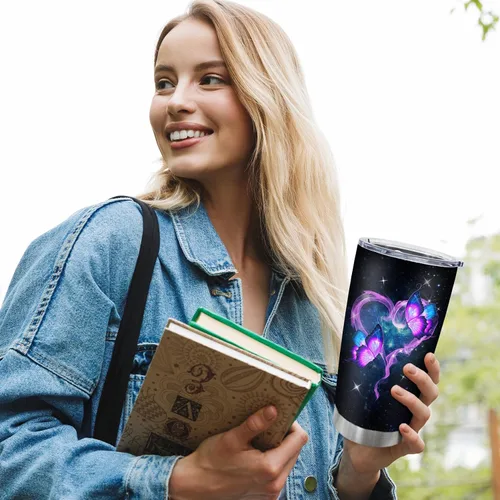 Vista 4 de Regalos para Hija de Mamá, Taza de Regalo para Hija 20oz, Regalos para Hijas de Madre, Regalo de Graduación, Navidad, Cumpleaños para Hija de Mamá
