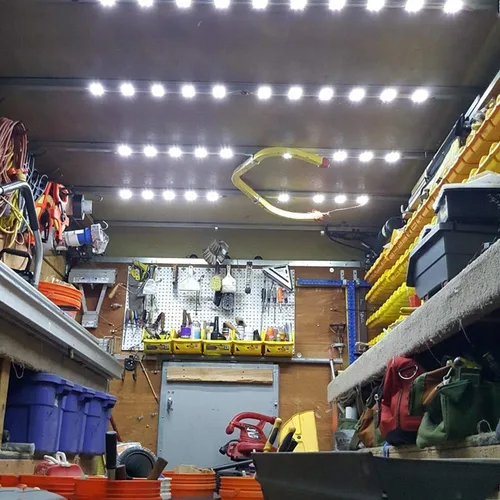 Vista 3 de Ampper Luz interior de furgoneta de 12V 90 LED, color blanco