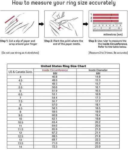 Vista 5 de XAHH Anillos para parejas para él y ella, chapado en oro negro, anillo de boda de promesa para mujer, circonita cúbica púrpura, circonita cúbica