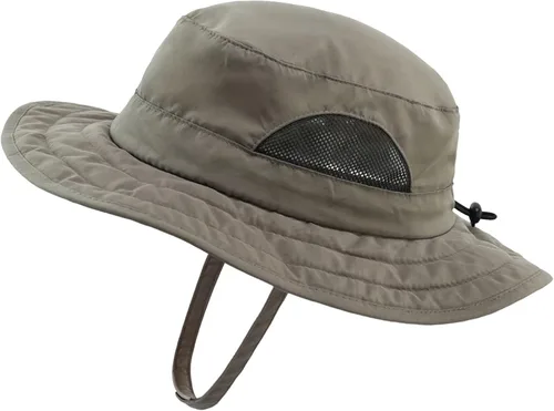 Vista 13 de Connectyle Sombrero de sol para niños y niñas, sombrero de pescador de ala ancha UPF 50+, sombrero de protección solar, sombrero transpirable