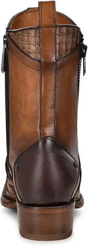 Vista 5 de CUADRA Botas urbanas para hombre en cuero genuino marrón, Marrón