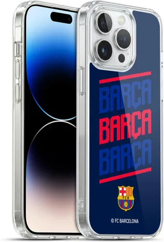 Vista 125 de Head Case Designs Funda de gel suave con licencia oficial del FC Barcelona Barca Crest Graphics [protección de grado militar] compatible con Apple