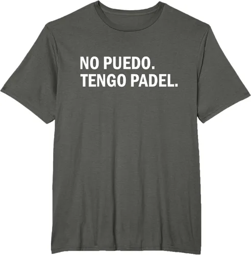 Vista 8 de Camiseta de jugador divertido No Puedo Tengo Padel Hobby