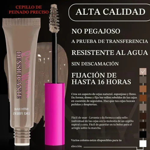 Vista 2 de Máscara de Cejas con Tinte Espesante, Esculpe Rápido las Cejas, Impermeable, A Prueba de Transferencia, Cepillo para Rellenar las Cejas y Cubrir