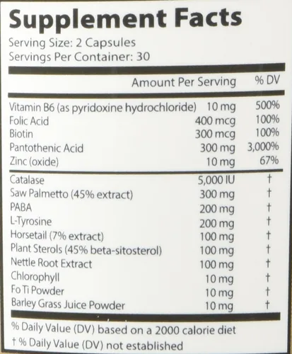 Vista 4 de Cabello anti-canas 7050 ayuda a restaurar el color natural del cabello 60 cápsulas por botella (7 botellas)