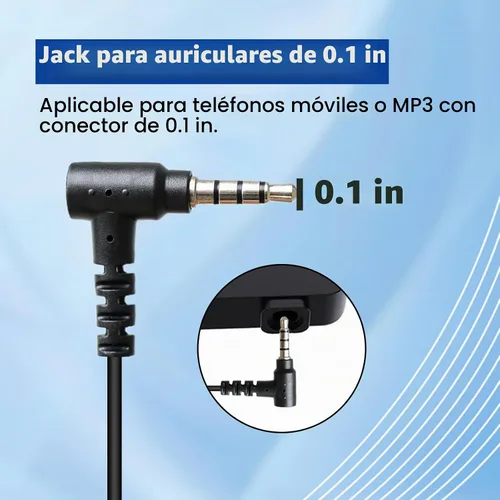 Vista 3 de V6 V4 - Auriculares de comunicación de árbitro de fútbol, con cable de 0.138 pulgadas, repuesto para auriculares Ejeas-v6 Pro, auricular FBIM