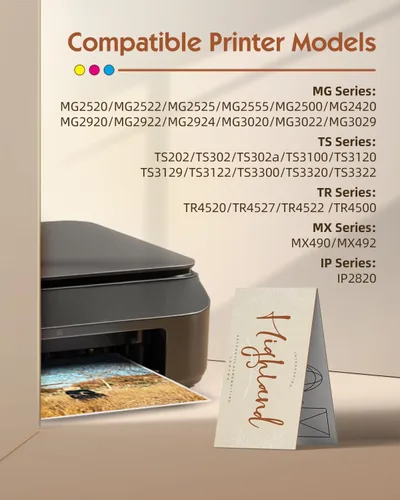 Vista 2 de Cartucho de tinta de repuesto 245XL para Canon 245XL Cartucho de tinta negro PG-245 XL PG245 para Pixma TR4522 TR4520 TR4500 MG2500 MG2522 TS202