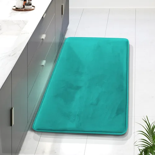Vista 10 de Clara Clark tapete para baño, regadera o tina, de gomaespuma, negro, antiderrapante Camel Oro