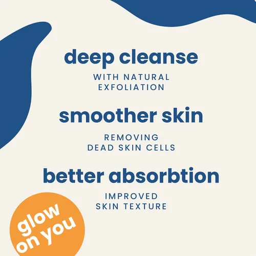 Vista 2 de Guante exfoliante marroquí: exfoliante corporal y guante de lavado para una piel más suave, exfolia las células muertas de la piel, ayuda a un tono
