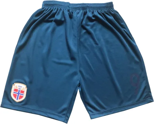 Vista 5 de HOMEMI Ropa deportiva juvenil Noruega 9 Haaland Kids Away Soccer JerseyShorts Football Socks Set