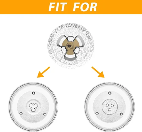Vista 3 de 2 acopladores de placa giratoria para microondas, piezas de repuesto para horno de microondas, soporte de guía de rodillo, accesorios para plato