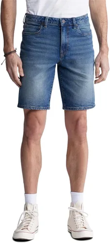 Vista 17 de Buffalo David Bitton Pantalones cortos de mezclilla rectos y relajados para hombre
