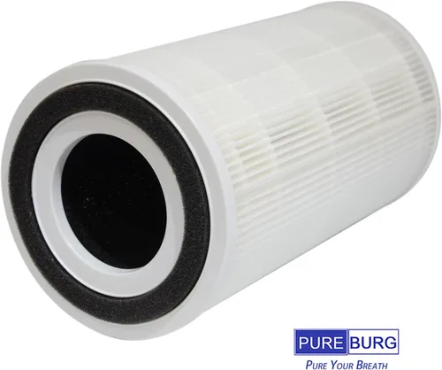 Vista 2 de PUREBURG Filtro de repuesto compatible con Conair AP04 purificador de aire para habitación media, H13 True HEPA y filtración multicapa de carbón