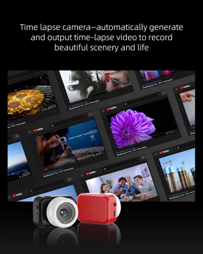 Vista 2 de ATLI Lite 1080P Time Lapse Cámara HDR WiFi APP Control Manual Focus Cámara de video Timelapse para crecimiento de plantas Horario inteligente