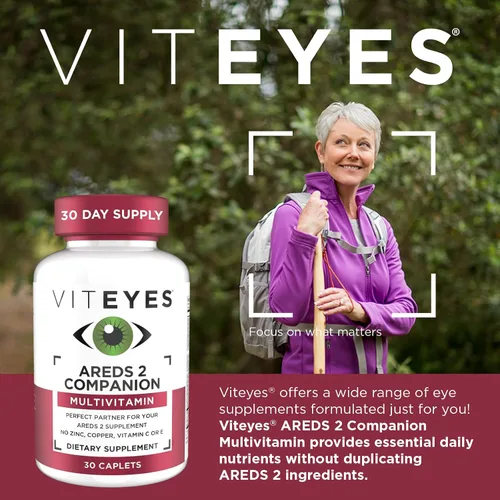 Vista 2 de Viteyes Classic AREDS 2 Suplemento multivitamínico complementario, fórmula multivitamínica integral para AREDS 2 usuarios, 30 cápsulas, cápsulas