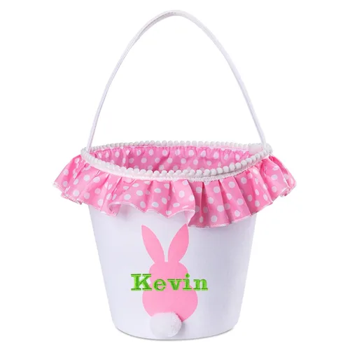 Vista 15 de Jocidea - Canasta de Pascua personalizada para niños, canastas de Pascua personalizadas, regalos de Pascua para chicos y niños, canasta de Pascua