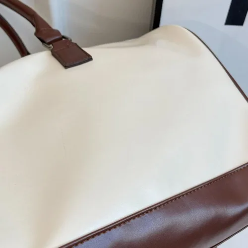 Vista 3 de Large Capacity Fitness Bag Travel PU Leather Shoulder Luggage Fashion Sport Overnight For Vacation Travel For Women Men Overn