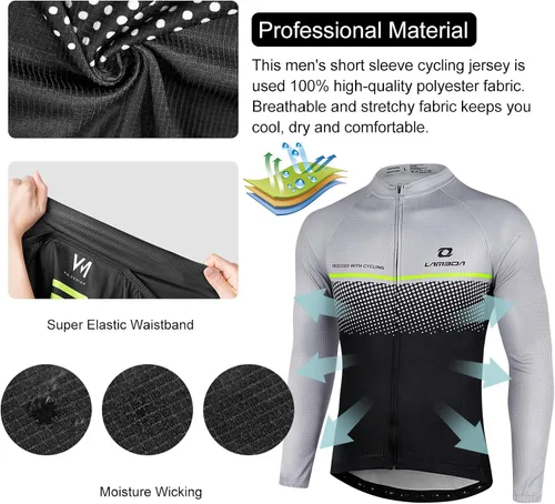 Vista 3 de LAMEDA Cycling Jersey Mens