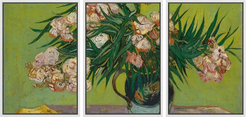 Vista 92 de wall26 Lienzo enmarcado para pared, juego de arte con flores de almendra de Vincent Van Gogh, naturaleza, ilustraciones de área silvestre, bellas