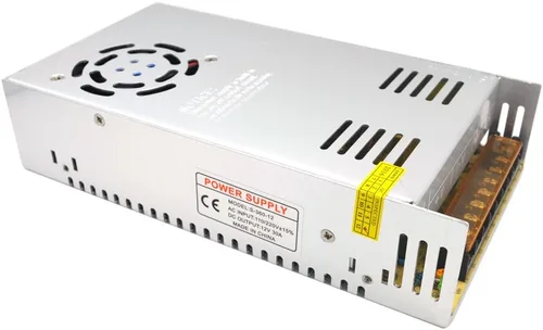 Vista 2 de Controlador de fuente de alimentación conmutada regulada universal de 12 V 30 A para luz de tira LED CCTV Radio Proyecto de computadora
